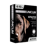 Краплі від бліх та кліщів на холку UNICUM PREMIUM - 3 - Україна - Дорослі - Від бліх та кліщів - UNICUM PREMIUM - 1 - 4-10 UN-007 фото