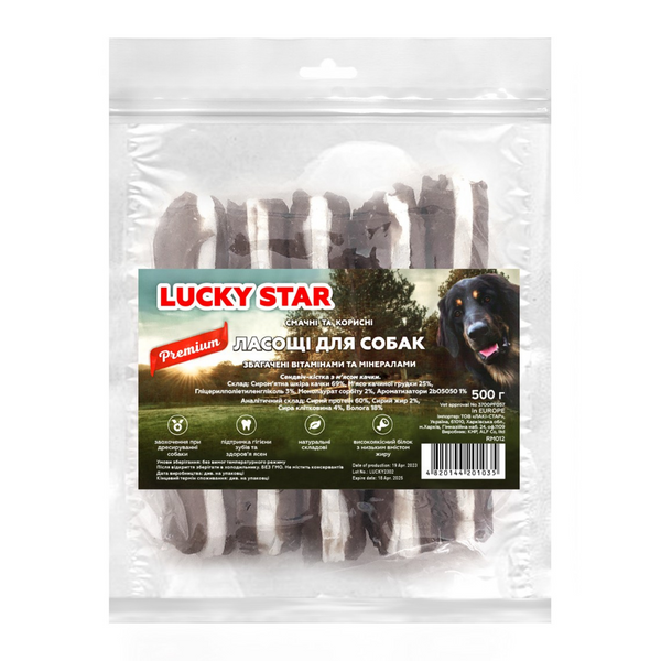 Lucky Star Сендвіч з качки та пресованої кістки - 500 - 5-6 - Зіп-пакет - Китай - Для будь-якого віку - 15,5 - 2 RM012 фото